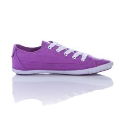 Foto Zapatilla silver lona moda mujer