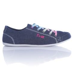 Foto Zapatilla silver lona mujer