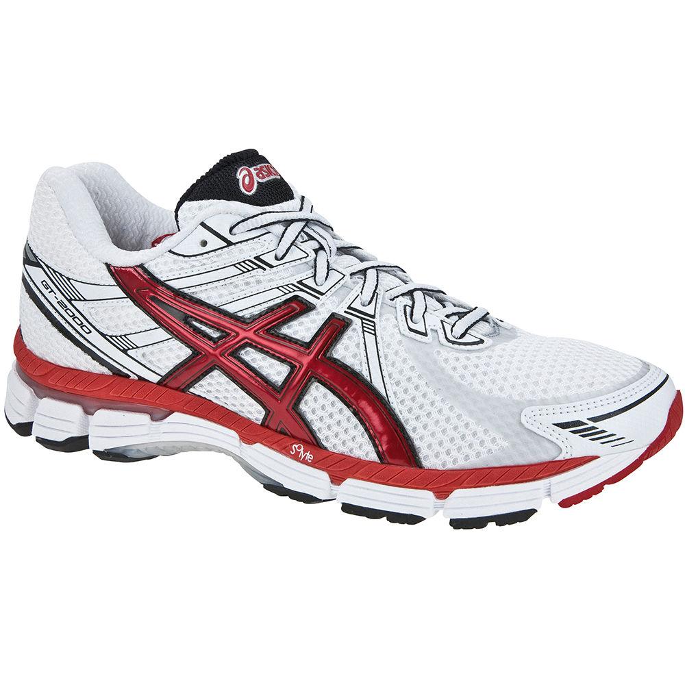 Foto Zapatillas Asics - GT-2000 (ancho 2E) - UK 10 White/Red/Black