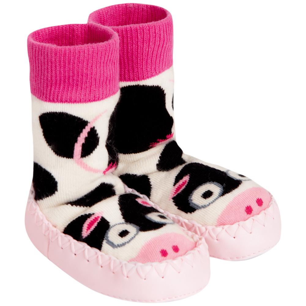 Foto Zapatillas Calcetín Bebé Vaca