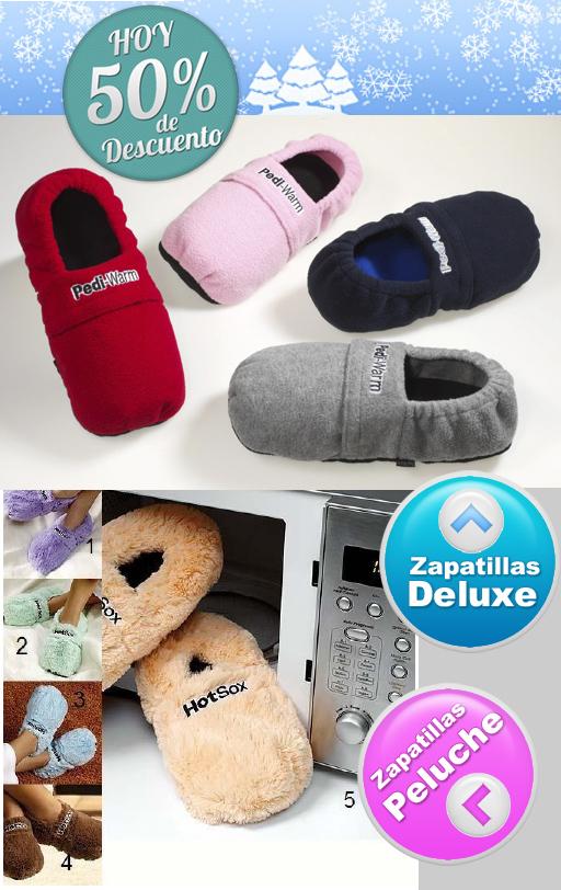 Foto Zapatillas calentables para microondas