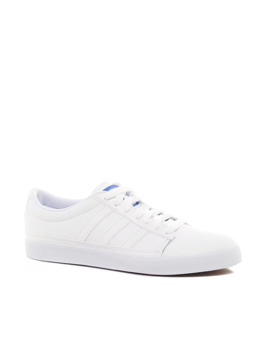 Foto Zapatillas con empeine de corte bajo Rayado de Adidas Originals Blanco