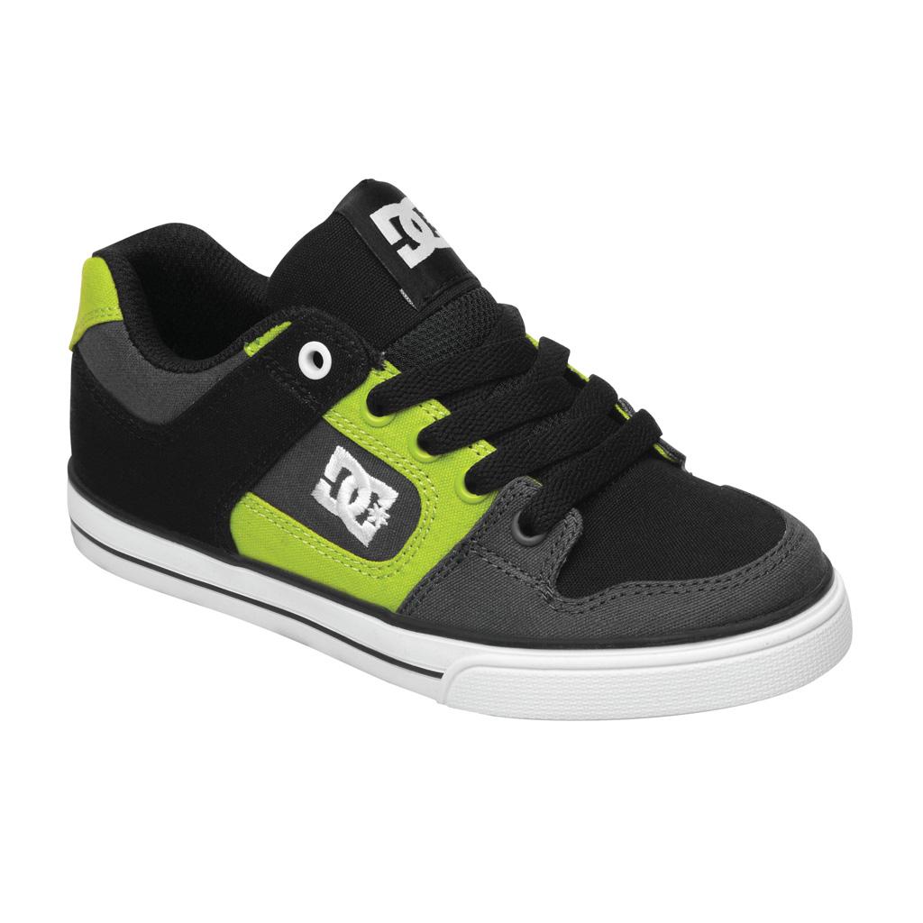 Foto Zapatillas DC Pure Verde/Gris Niño