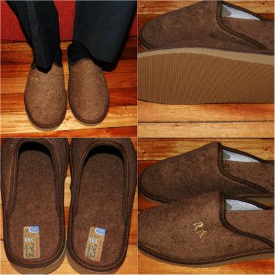 Foto Zapatillas De Andar Por Casa. T.44 Tejido Rizo, Tipo Toalla  Hecho En España