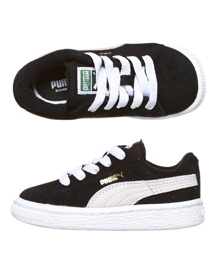 Foto Zapatillas De Ante De Niño De Puma - Negro