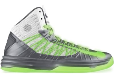 Foto Zapatillas de baloncesto Nike Hyperdunk iD - Chicos - Grey - 5Y