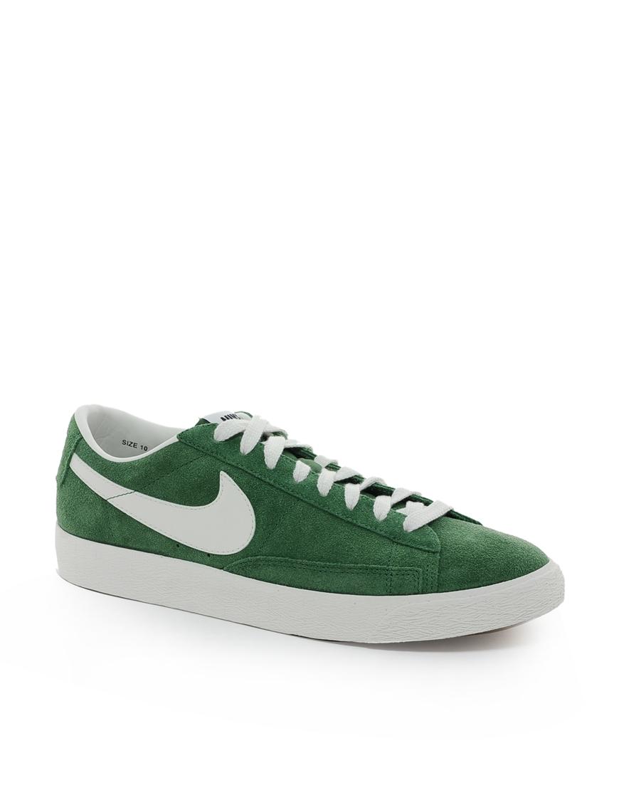Foto Zapatillas de deporte bajas en ante Blazer de Nike Verde