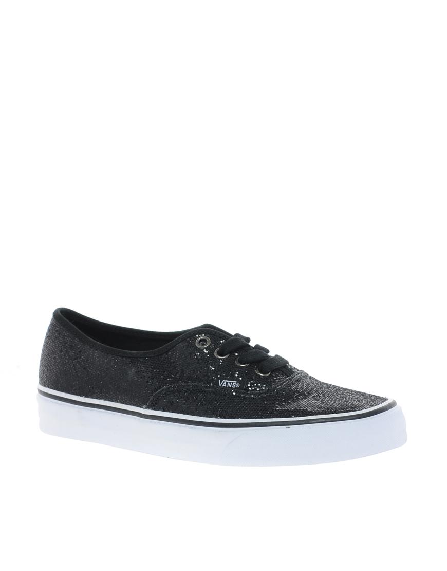 Foto Zapatillas de deporte con purpurina negra Authentic de Vans Negro
