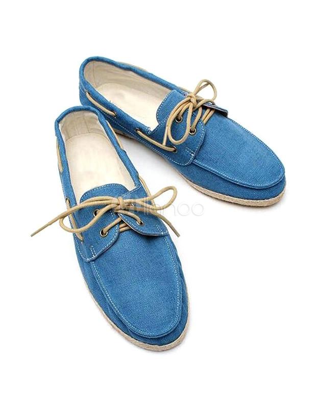 Foto Zapatillas de deporte de los hombres casual cordón de suela de goma