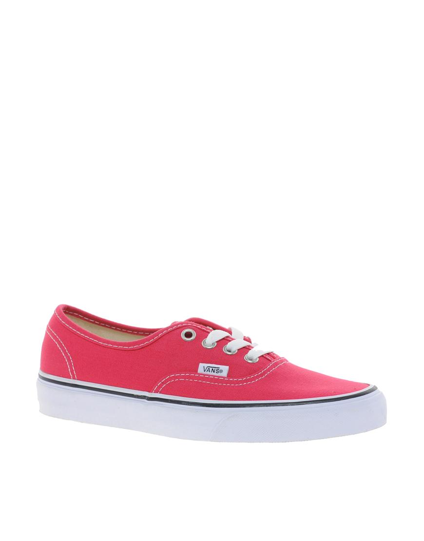 Foto Zapatillas de deporte en color rosa de Vans Authentic Rosa intenso