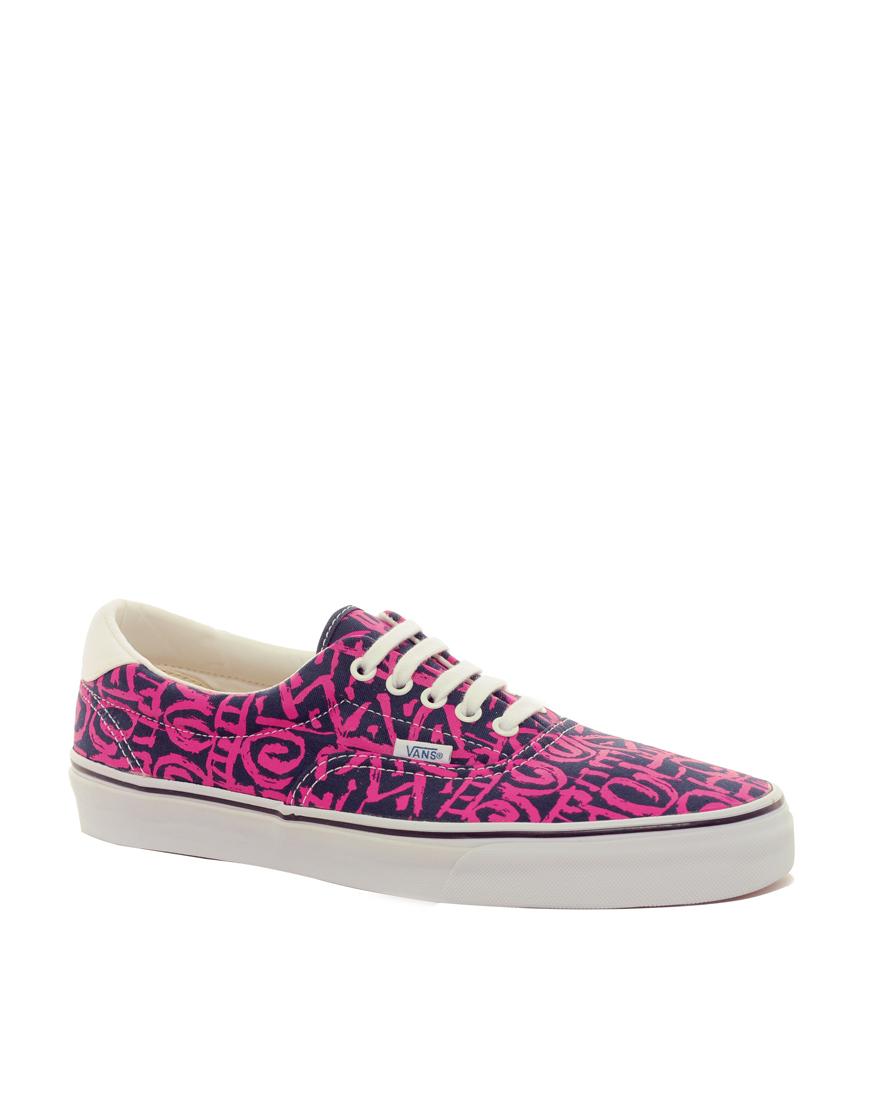 Foto Zapatillas de lona con estampado tribal Van Doren de Vans Rosa