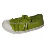 Foto Zapatillas de lona efecto lavado en verde pistacho de Kaid & Izo