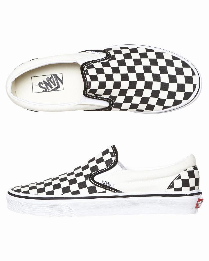 Foto Zapatillas De Mujer Clásicas Sin Cordones Core De Vans - Black White C