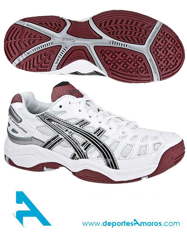 Foto Zapatillas De Padel Asics Gel Resolution 3 Gs Junior White