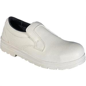 Foto Zapatillas de seguridad blancas Lites Zapatos de seguridad sin cordones Lites blancos - talla 45