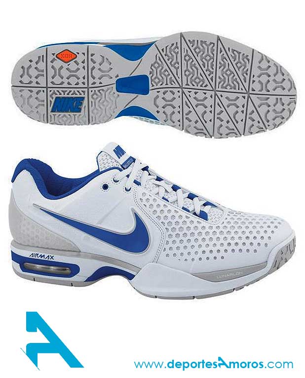 Foto Zapatillas De Tenis Nike Air Courtballestic 3.3 Bco-azu