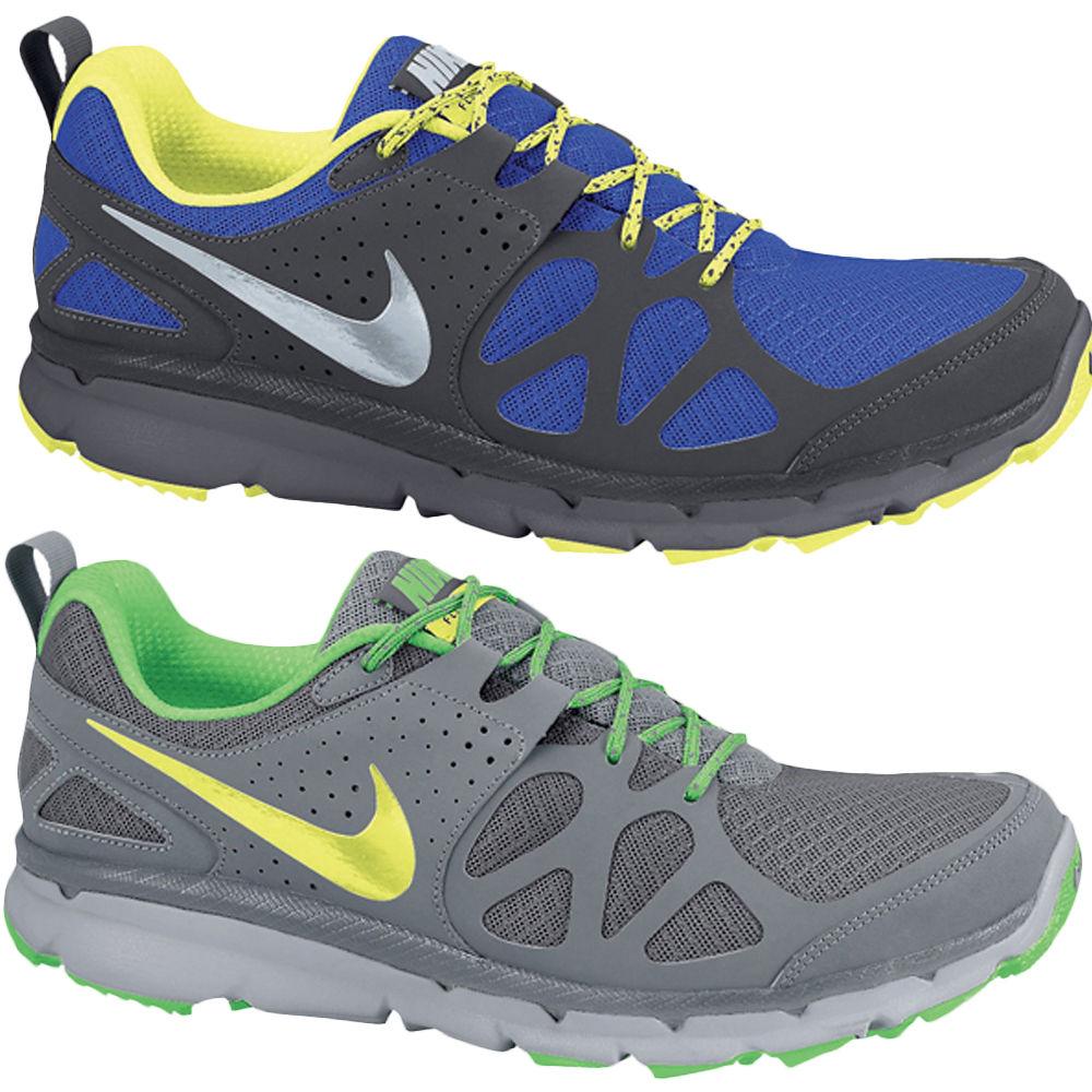 Foto Zapatillas de Trail Nike - Flex - UK 11.5 Blue/Grey/Yellow