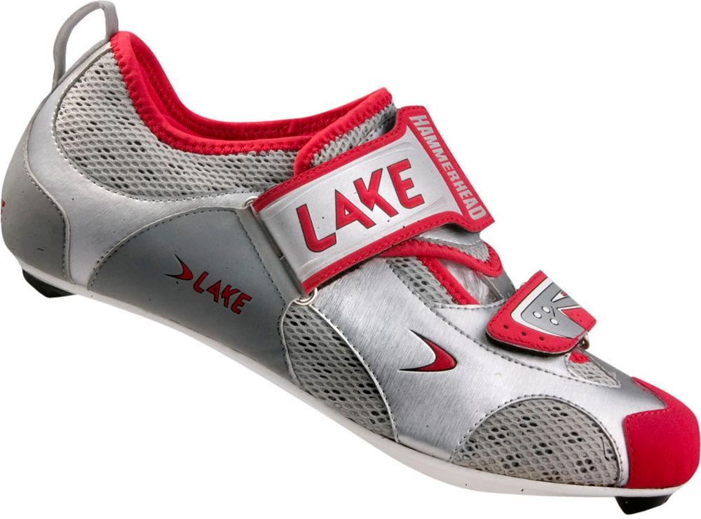 Foto Zapatillas de triatlón Lake CX311C - 40 Silver/Red