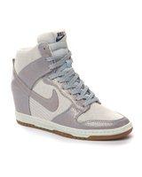 Foto Zapatillas Dunk Sky Hi de color gris metalizado