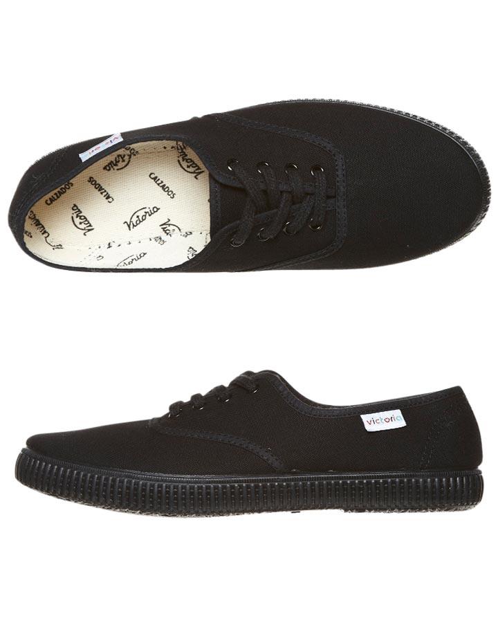 Foto Zapatillas Inglesa Pique Piso De Victoria - Negro