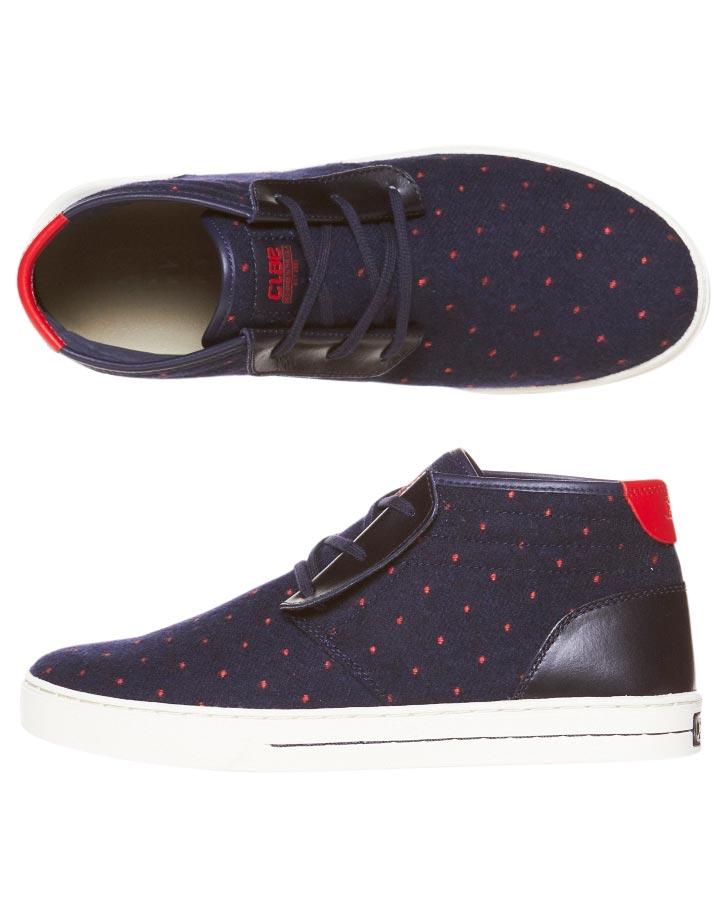 Foto Zapatillas Mc Queen De Clae - Lana Moteada Azul Marino Intenso