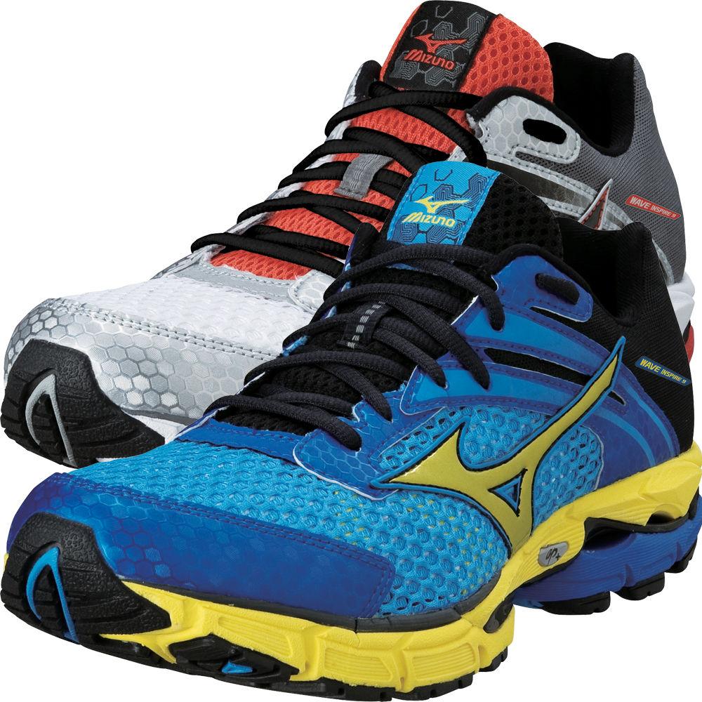 Foto Zapatillas Mizuno - Wave Inspire 9 - UK 8.5 Blue/Yellow/Grey