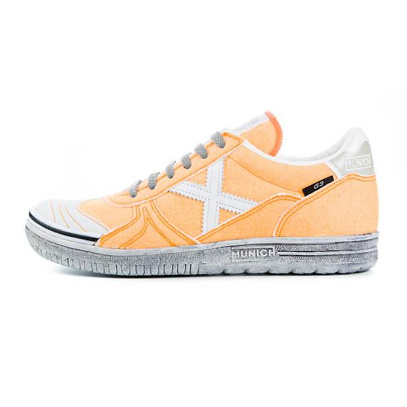 Foto Zapatillas Munich G-3 Naranja fluor y Blanco