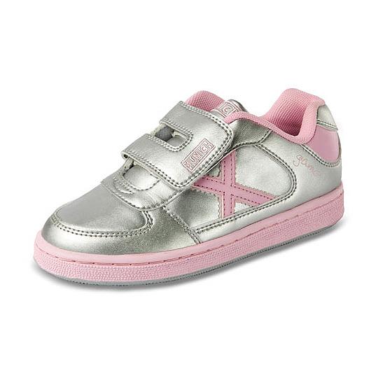 Foto Zapatillas Munich GAME VCO Rosa y Plata