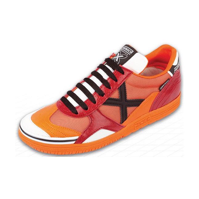 Foto Zapatillas Munich GRESCA Naranja, Negro y Rojo
