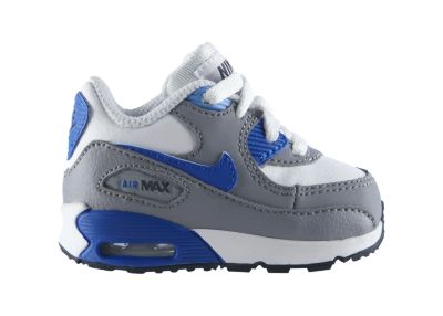 Foto Zapatillas Nike Air Max 90 - Niños pequeños - Blanco/Azul - 7.5C