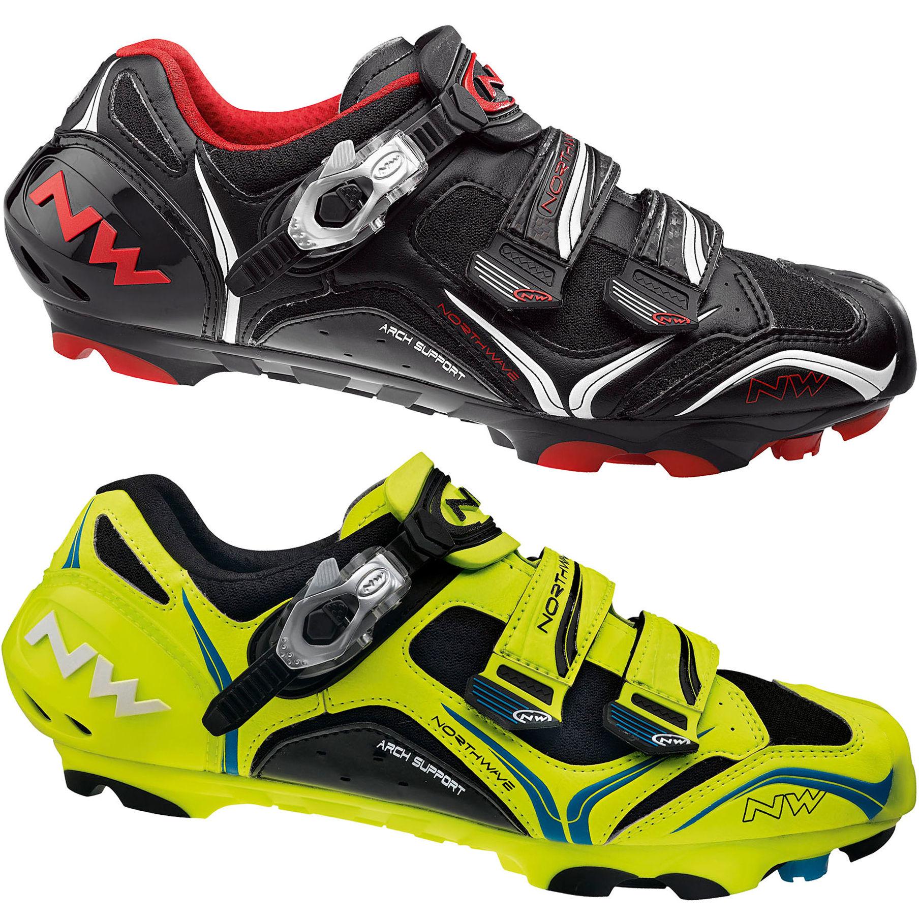 Foto Zapatillas para MTB Northwave - Stirker Carbon 5 - 43 Fluo/Black/Blue