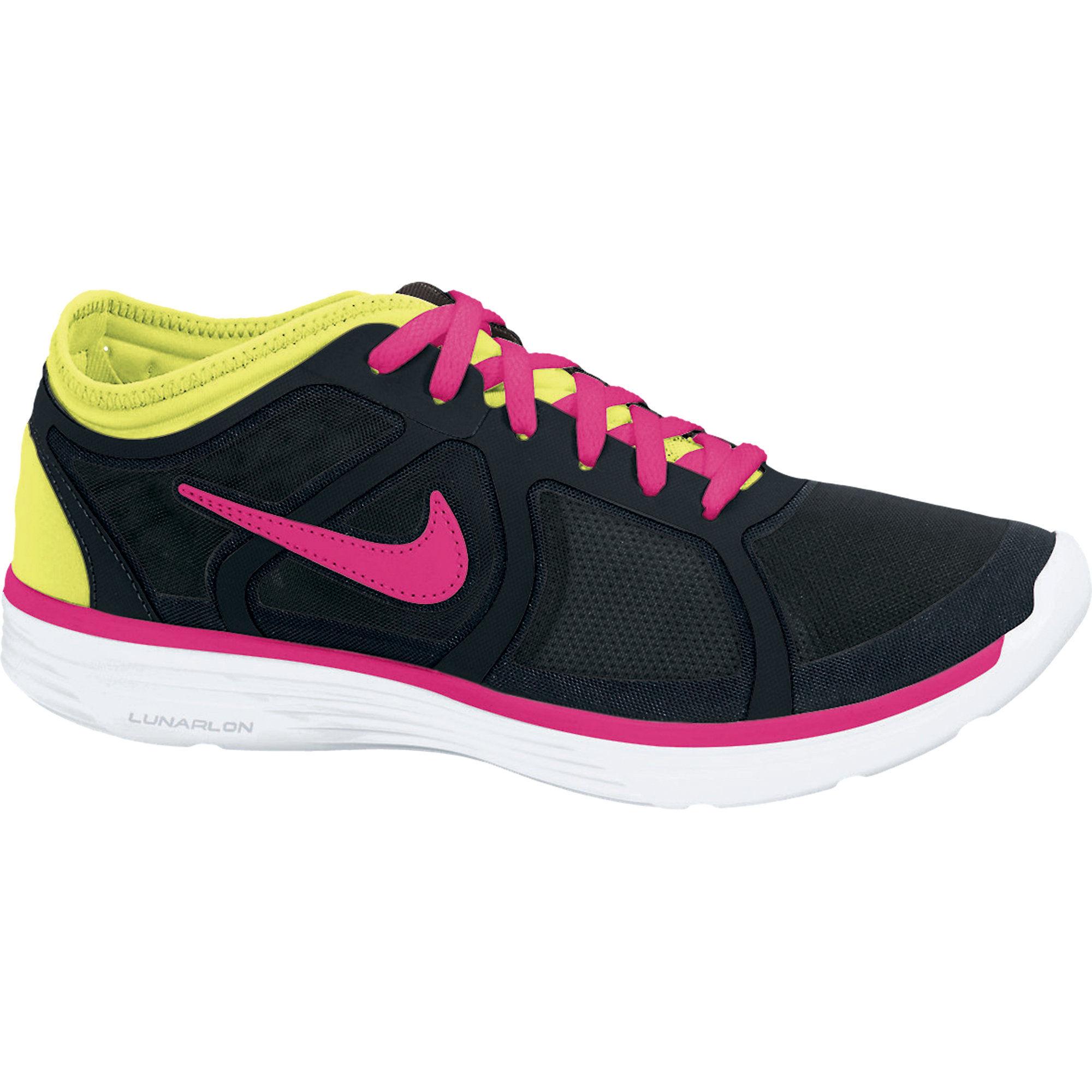 Foto Zapatillas para mujer Nike - Lunarbase TR - UK 7 Black/Pink/Yellow