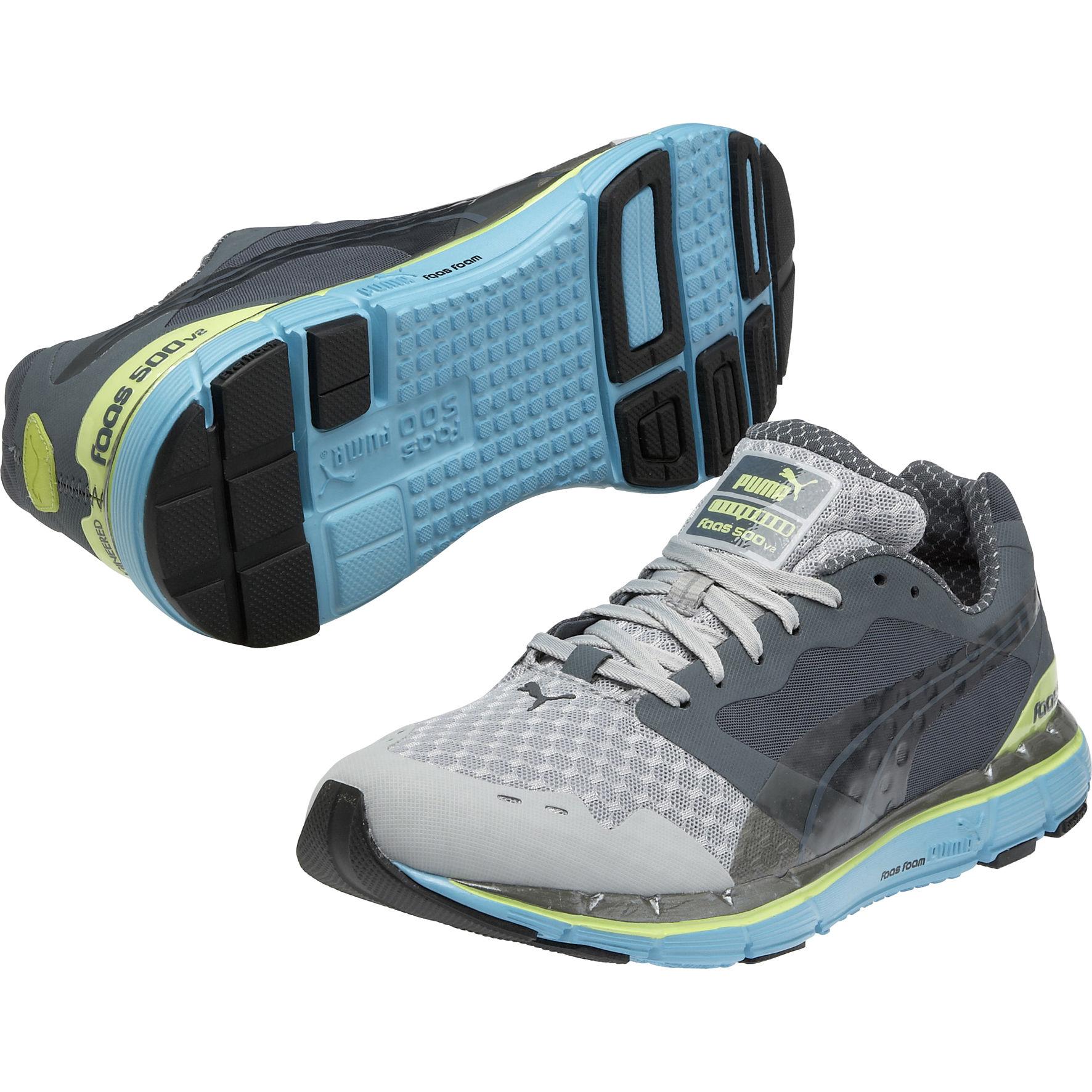 Foto Zapatillas para mujer Puma - Faas 500 V2 - UK 7 Grey/Blue/Red