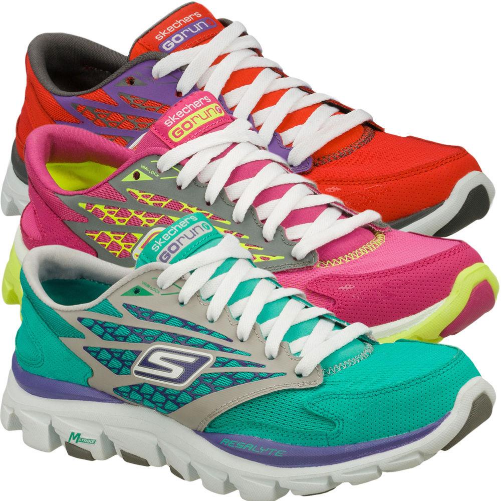 Foto Zapatillas para mujer Skechers - Go Run Ride - UK 7 Pink/Lime