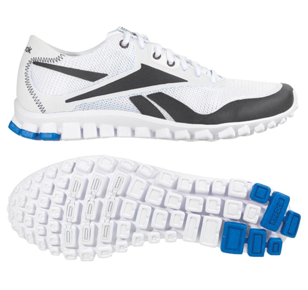 Foto Zapatillas Reebok - RealFlex Optimal - OI12 - UK 9 White/Blue/Gravel