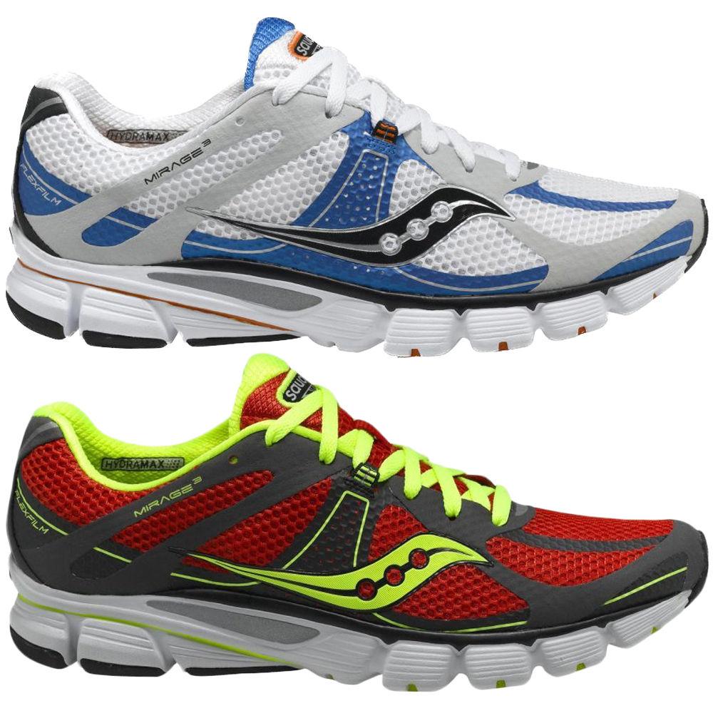 Foto Zapatillas Saucony - Mirage 3 - UK 12 White/Blue/Orange