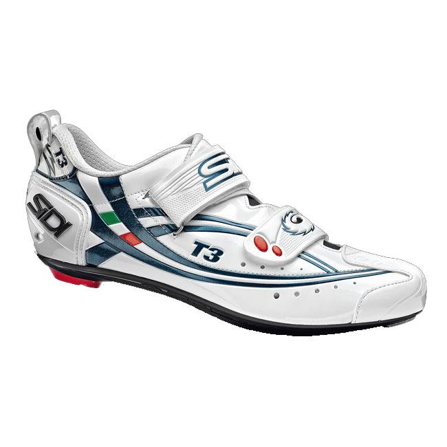 Foto Zapatillas Sidi T3 Carbon Triathlon blanco azul