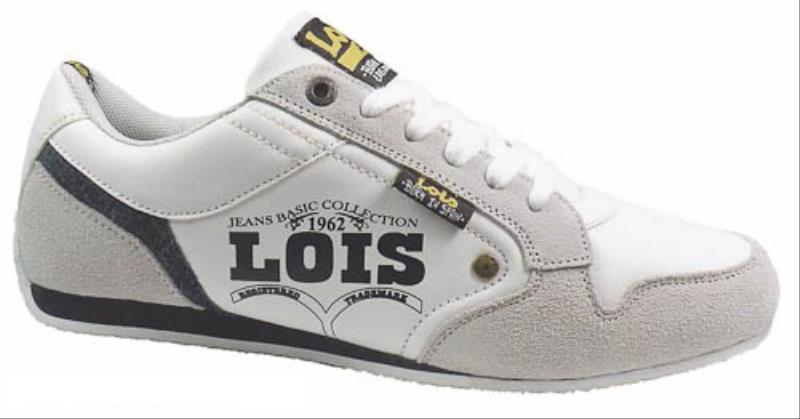 Foto zapatillas urbanas lois nueva colección 2013 color blanco, 42