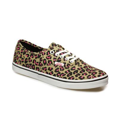 Foto Zapatillas Vans - Authentic Lo Pro Leopard Khaki/rosa Hot - Sneakers, Shoes,