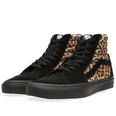 Foto Zapatillas Vans - Sk8 Hi Leopard Negro/negro - Sneakers, Shoes, Mujer, Womens