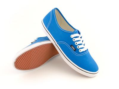 Foto Zapatillas Vans Authentic Lo Pro Directoire Blue Azules Chica Skate Surf Indie