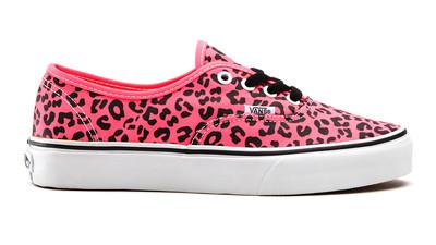 Foto Zapatillas Vans Authentic Neon Leopard Pink/black Nueva Chica Skate Indie Rock