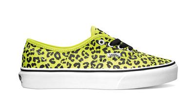 Foto Zapatillas Vans Authentic Neon Leopard Yellow/black Nueva Chica Skate Indie Rock