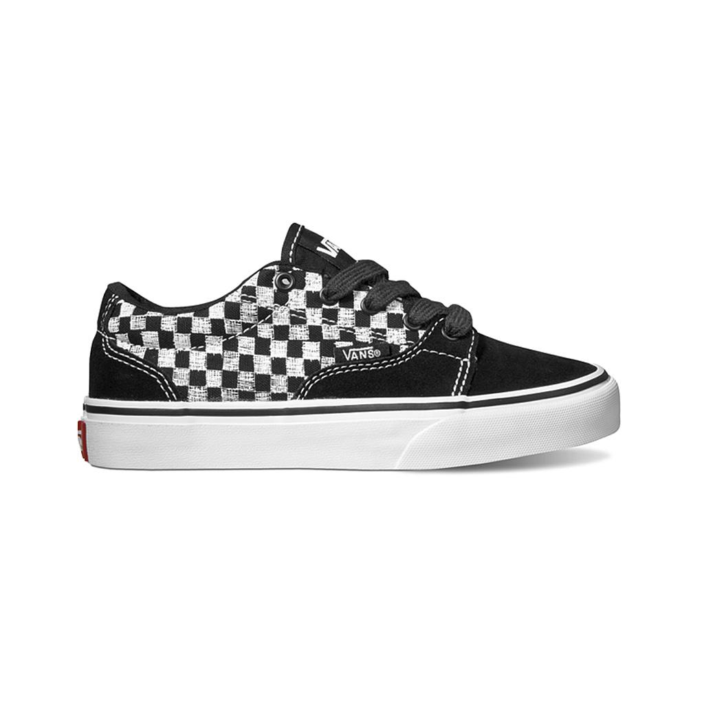Foto Zapatillas Vans Kress Sketch Negro/Blanco Niño