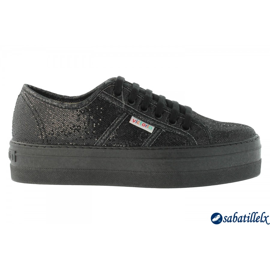 Foto Zapatillas Victoria - Blucher Glitter Plataforma Otros▸Mujer (09203)