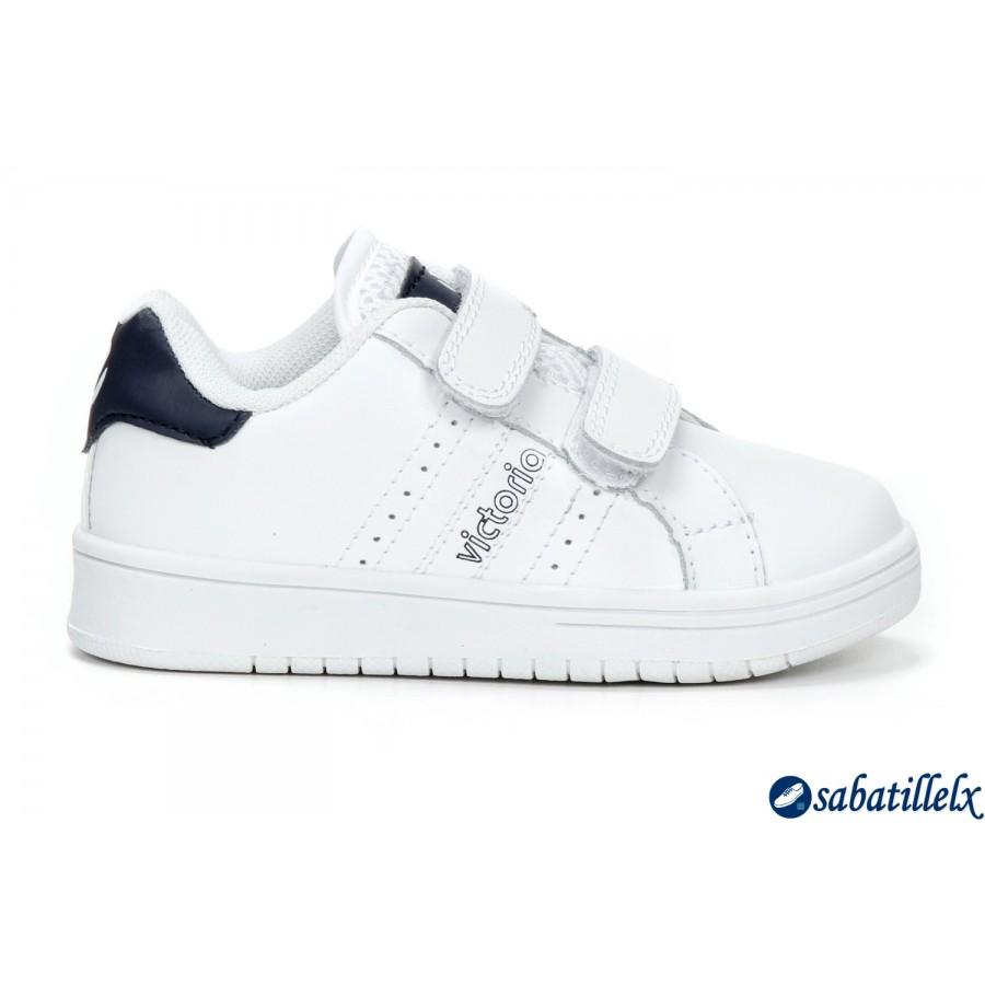 Foto Zapatillas Victoria - Deportivo piel pu. dos velcros Niño (05520)