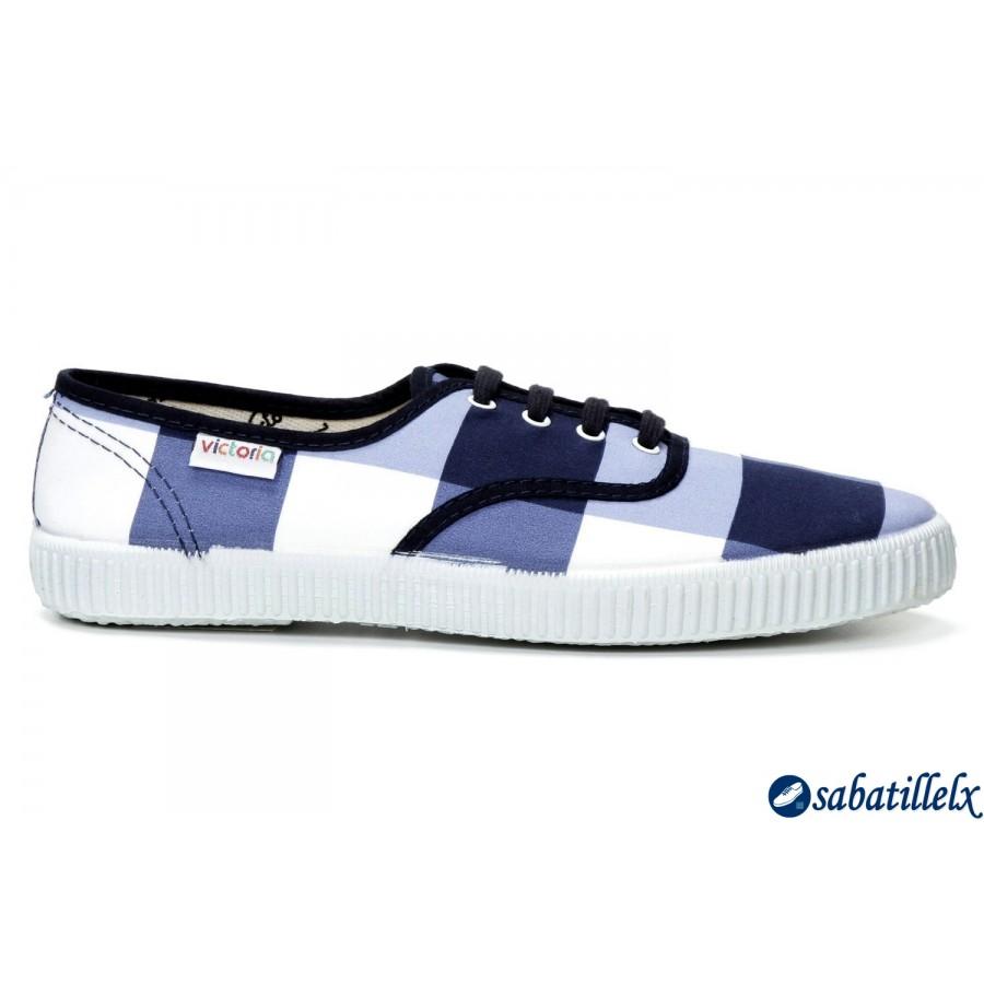 Foto Zapatillas Victoria - Inglesa Vichy Mujer (06605)
