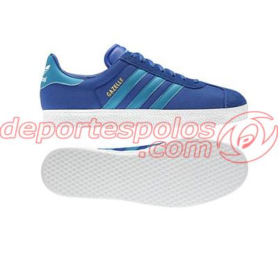 Foto zapatillas/adidas:gazelle ii 9 azulaz/turque/runwh