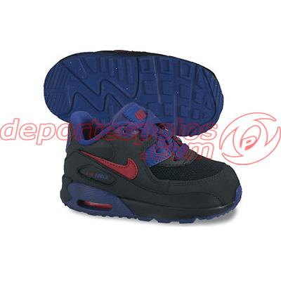 Foto zapatillas/nike:air max 90 (ps) 1y black/gym red d