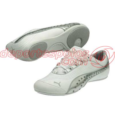 Foto zapatillas/puma:soleil stud wms 5 white/silver